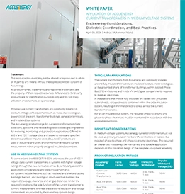 White paper preview - AcuCT application in MV systems