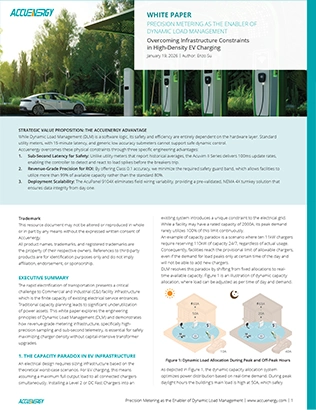 White Paper preview - Precise metering as the enabler of dynamic load management