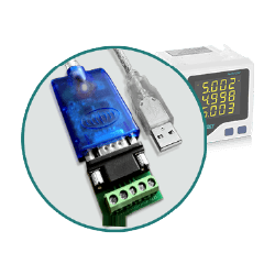 USB RS485 coverter close-up.