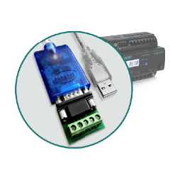 USB RS485 coverter close-up.