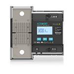 Front view of the AcuDC 300 EV charging meter.