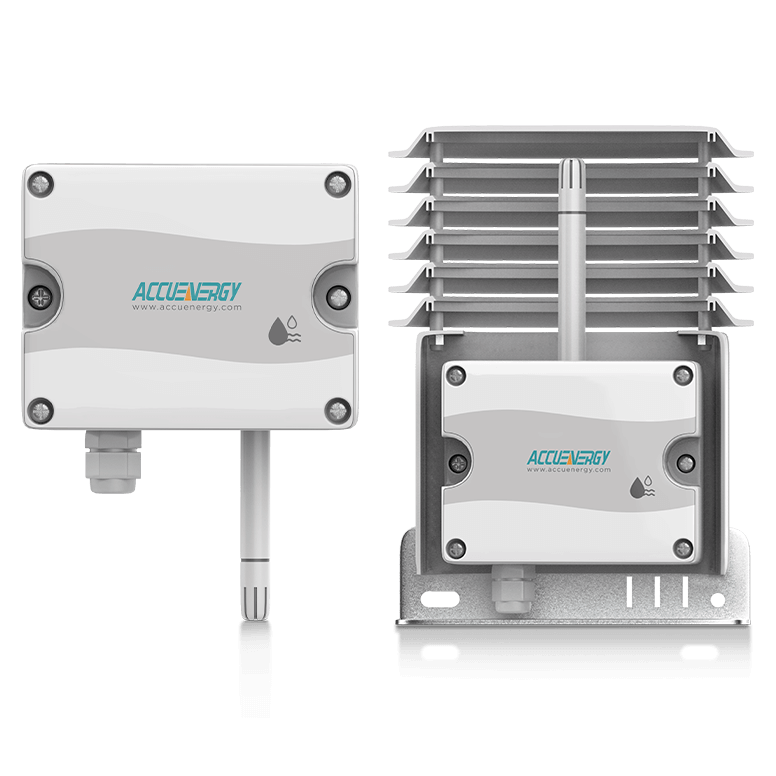 Front view of the AcuHUM OA/OAW outdoor air humidity and temperature sensor.
