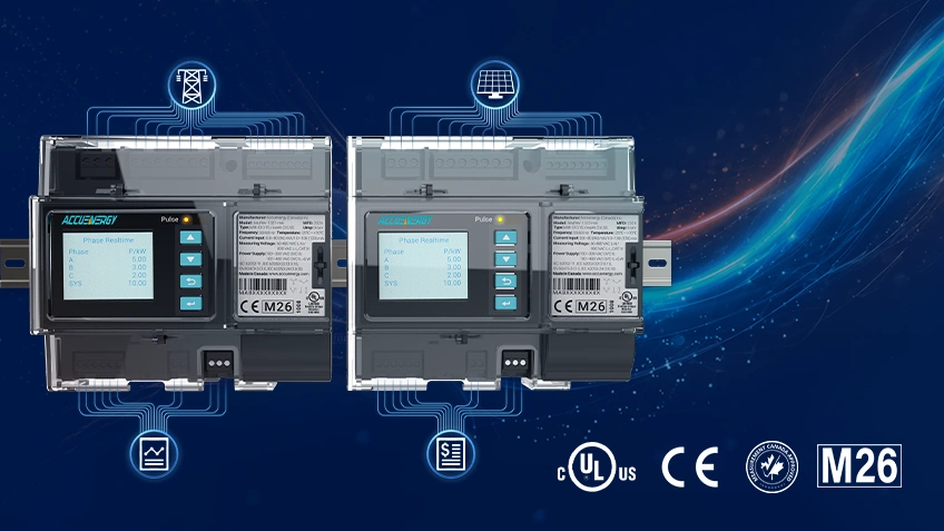 AcuRev 1320 Din Rail Power And Energy Meter Press Release Banner