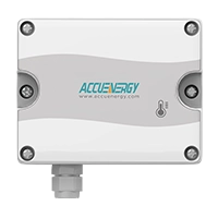 Front view of the AcuTEMS DM duct mount temperature sensor