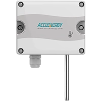 Front view of the AcuTEMS OA outside air temperature sensor