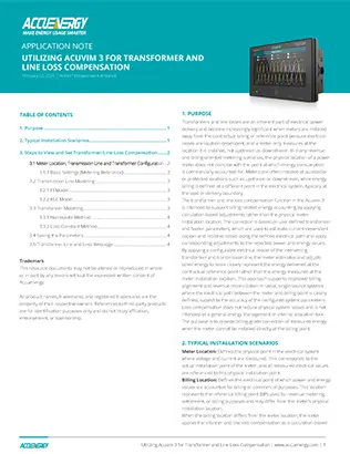 Application Note Acuvim-3