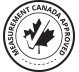 Measurement Canada Approved