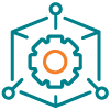 Modbus-RTU communication icons.