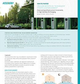 White Paper preview - Precise metering as the enabler of dynamic load management