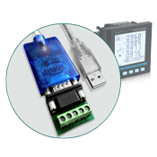 USB RS485 coverter closeup.